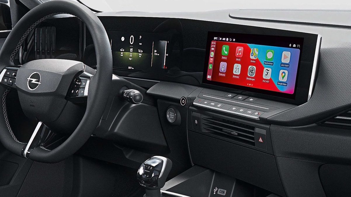 infotainment opel pure panel