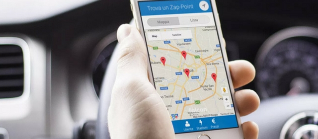 App Zapgrid ricarica auto elettriche smartphone
