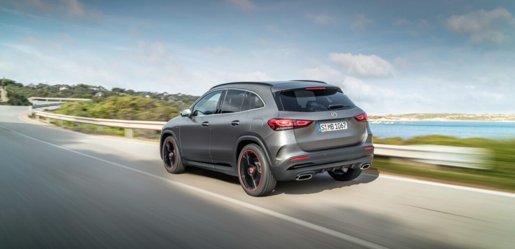 Dettagli sportivi nuova Mercedes GLA