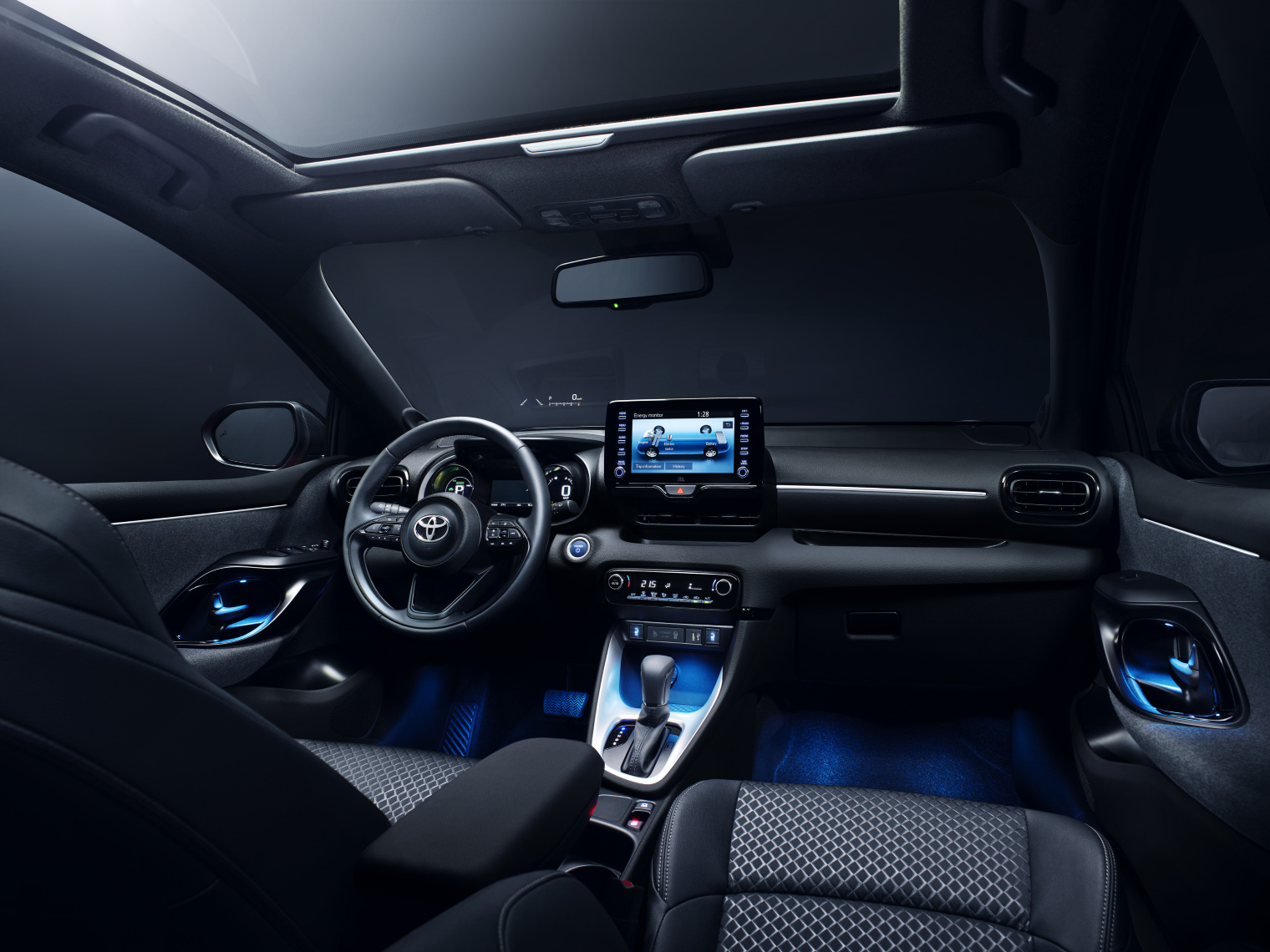 Interni nuova toyota Yaris 2020