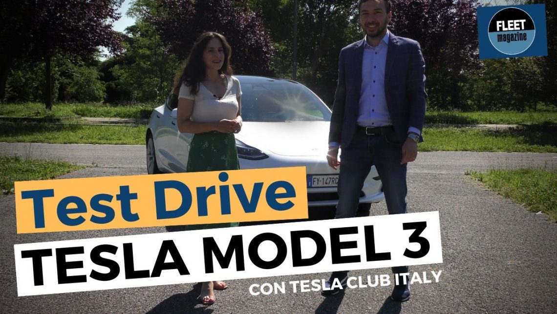 Test Drive della Tesla Model 3 Long Range