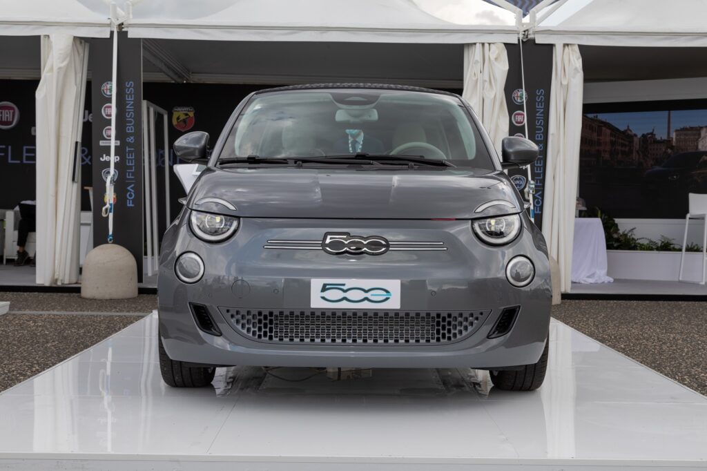 nuova Fiat 500 elettrica Fleet Motor Day 2020
