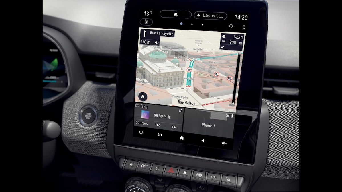 navigatore su renault easy link