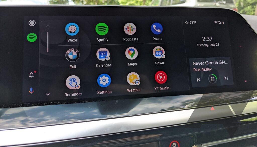 Android Auto Split Screen