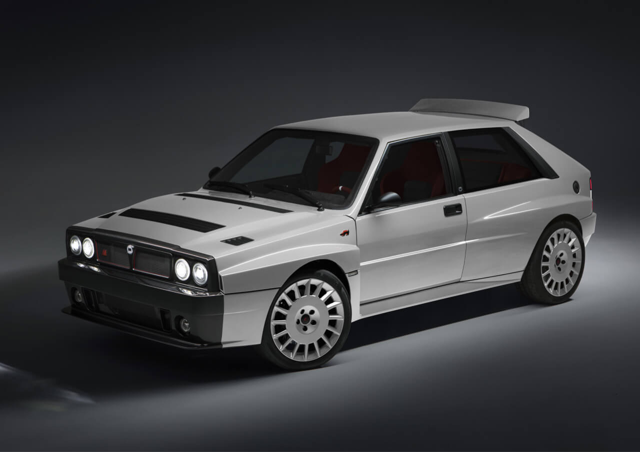 amos automobili lancia delta futurista