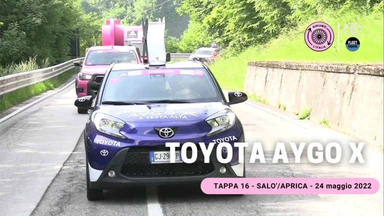 Giro d’Italia 2022 – Tappa 16 con la Toyota Aygo X