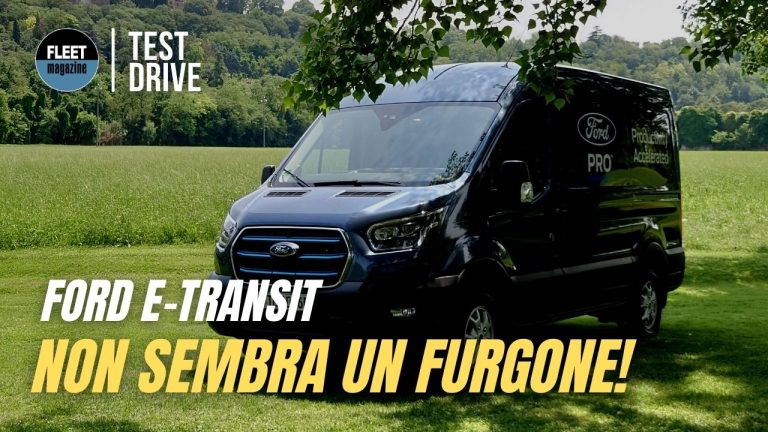 Test Drive Ford e-Transit: non sembra un LCV!