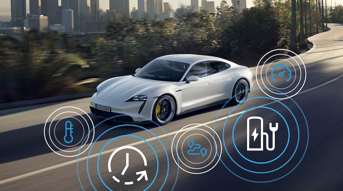 porsche taycan aggiornamento software