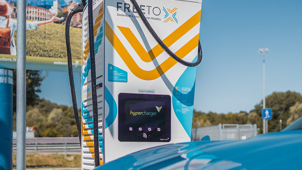 ricarica auto elettriche free to x