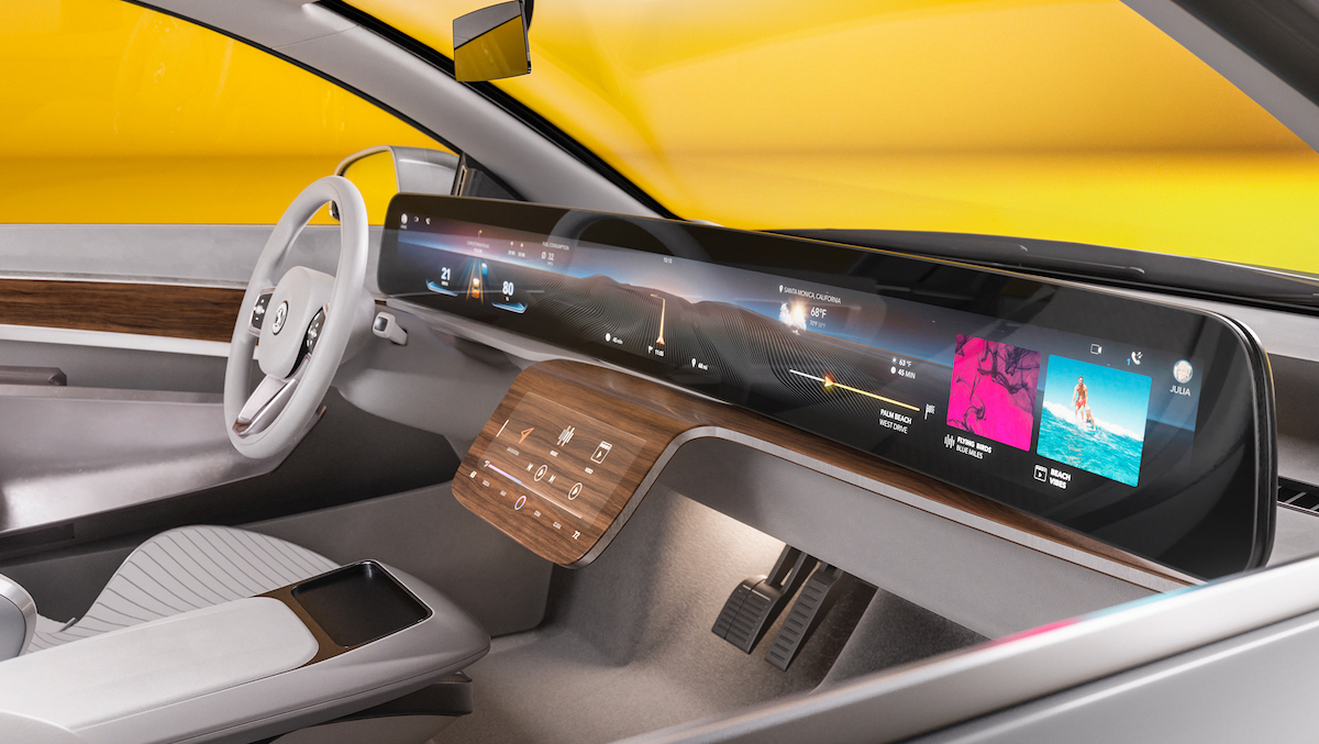 continental al ces 2023 curved display