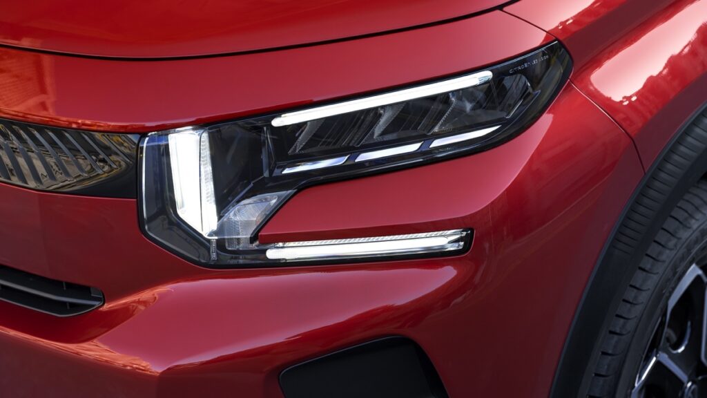 citroen e-c3 fari a led