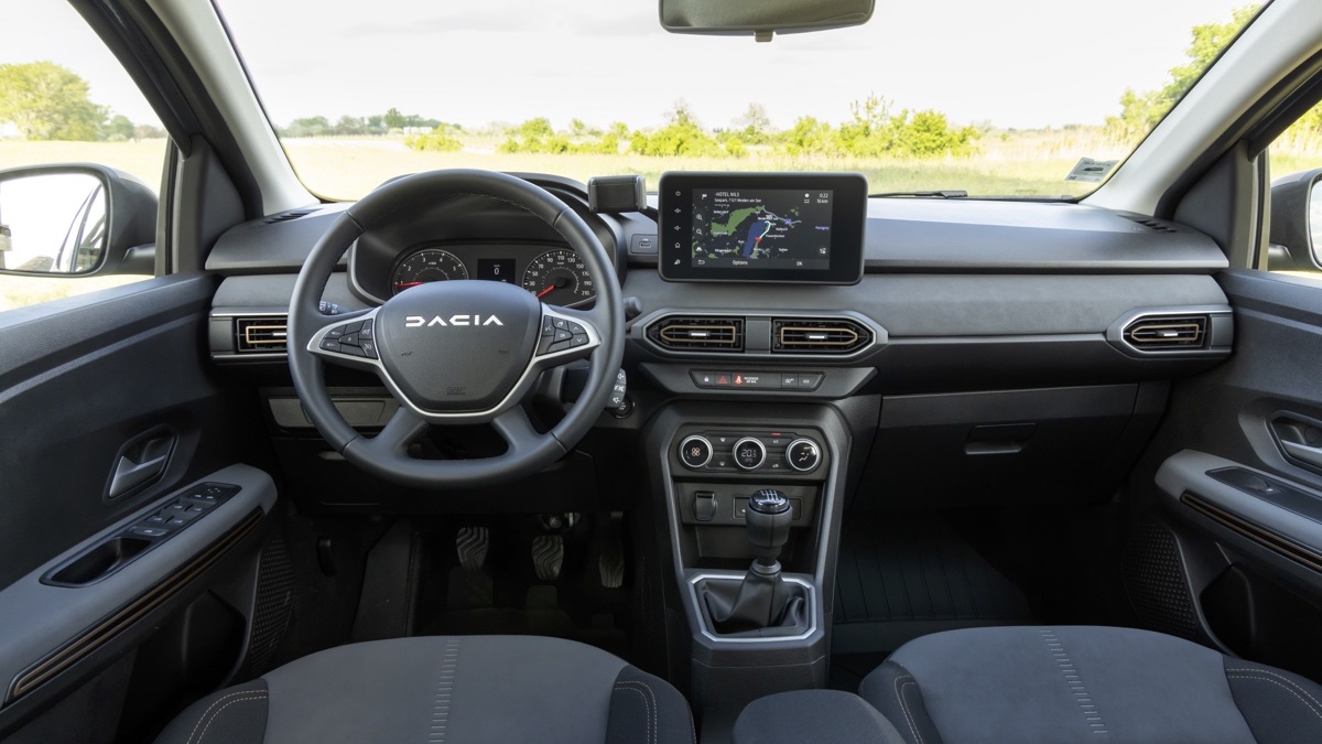 dacia sandero 2023 interni