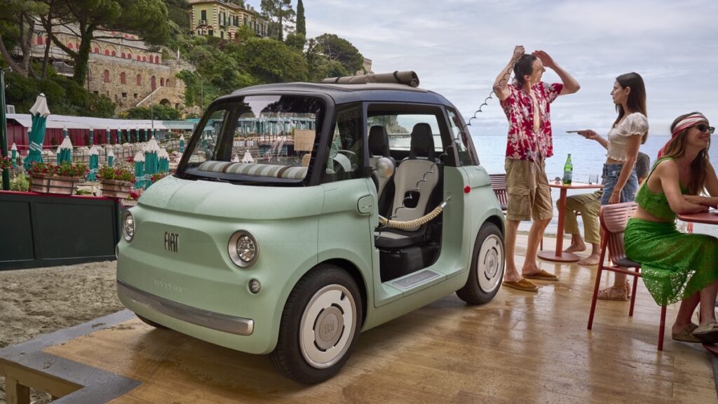 nuova Fiat Topolino Dolcevita 2023 con doccetta