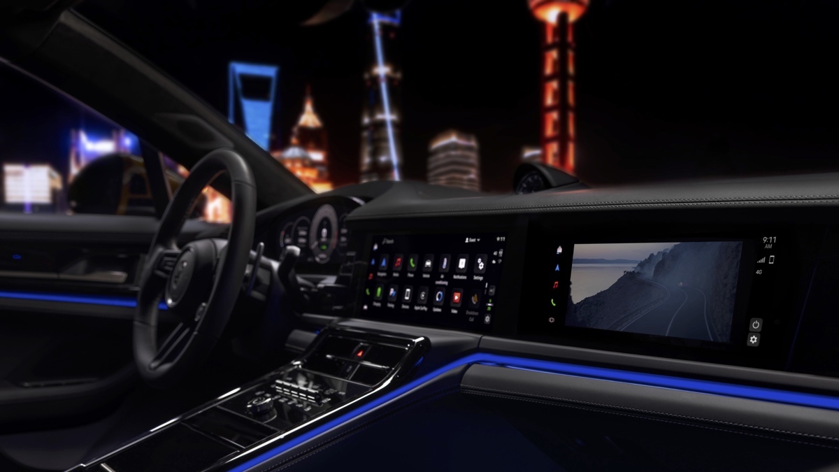 porsche panamera restyling 2024 infotainment