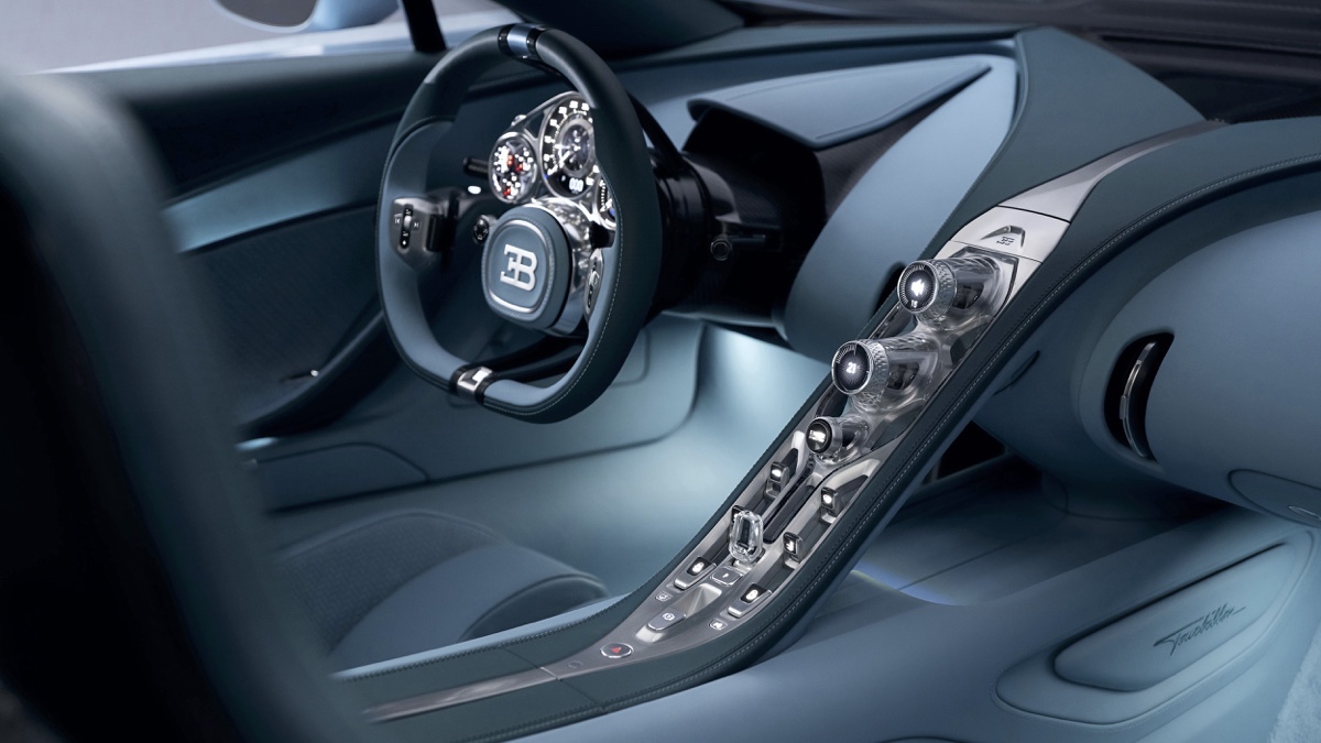 bugatti tourbillon abitacolo