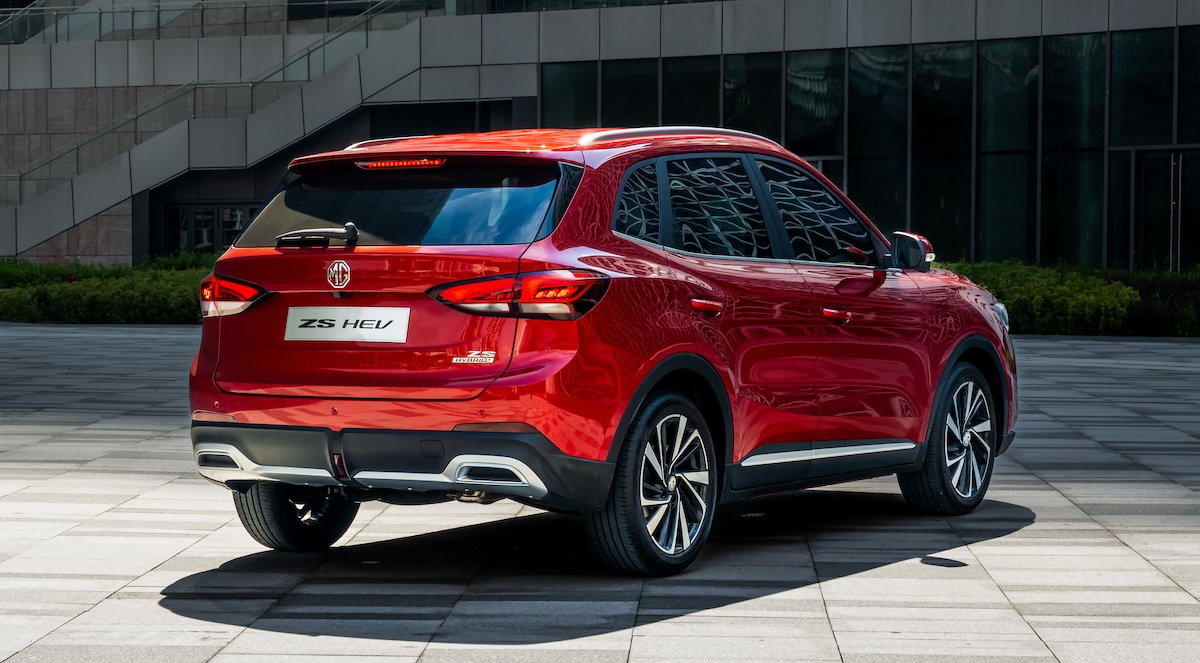 nuova mg zs hybrid+ 2025 motore