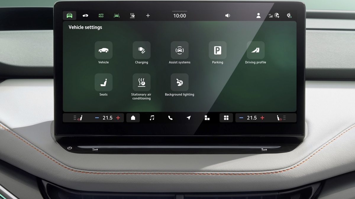 skoda elroq infotainment 13