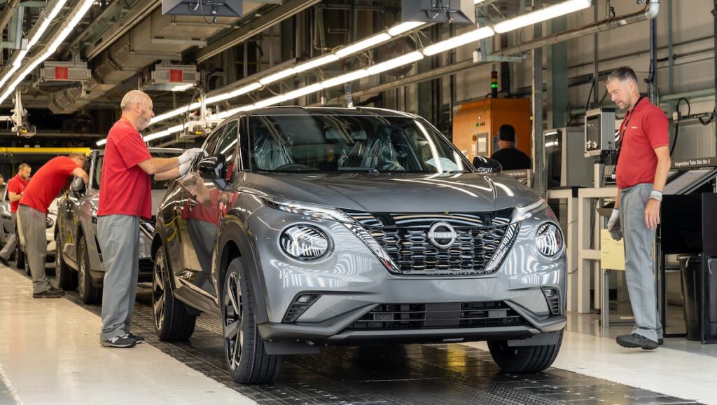 produzione nissan impianto