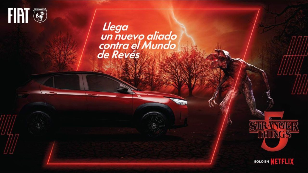 La Fiat che arriva dal Sottosopra di Stranger Things