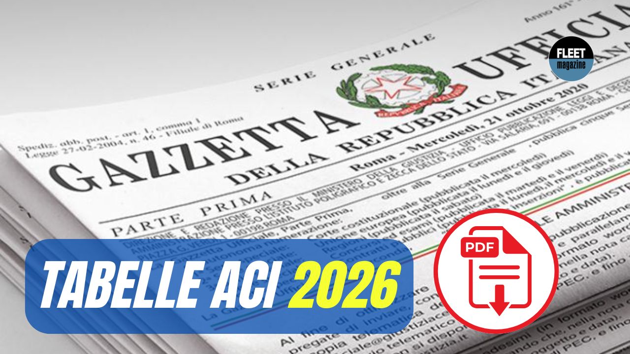 Tabelle ACI 2026 per calcolare Fringe Benefit e Rimborsi Chilometrici [scarica PDF]