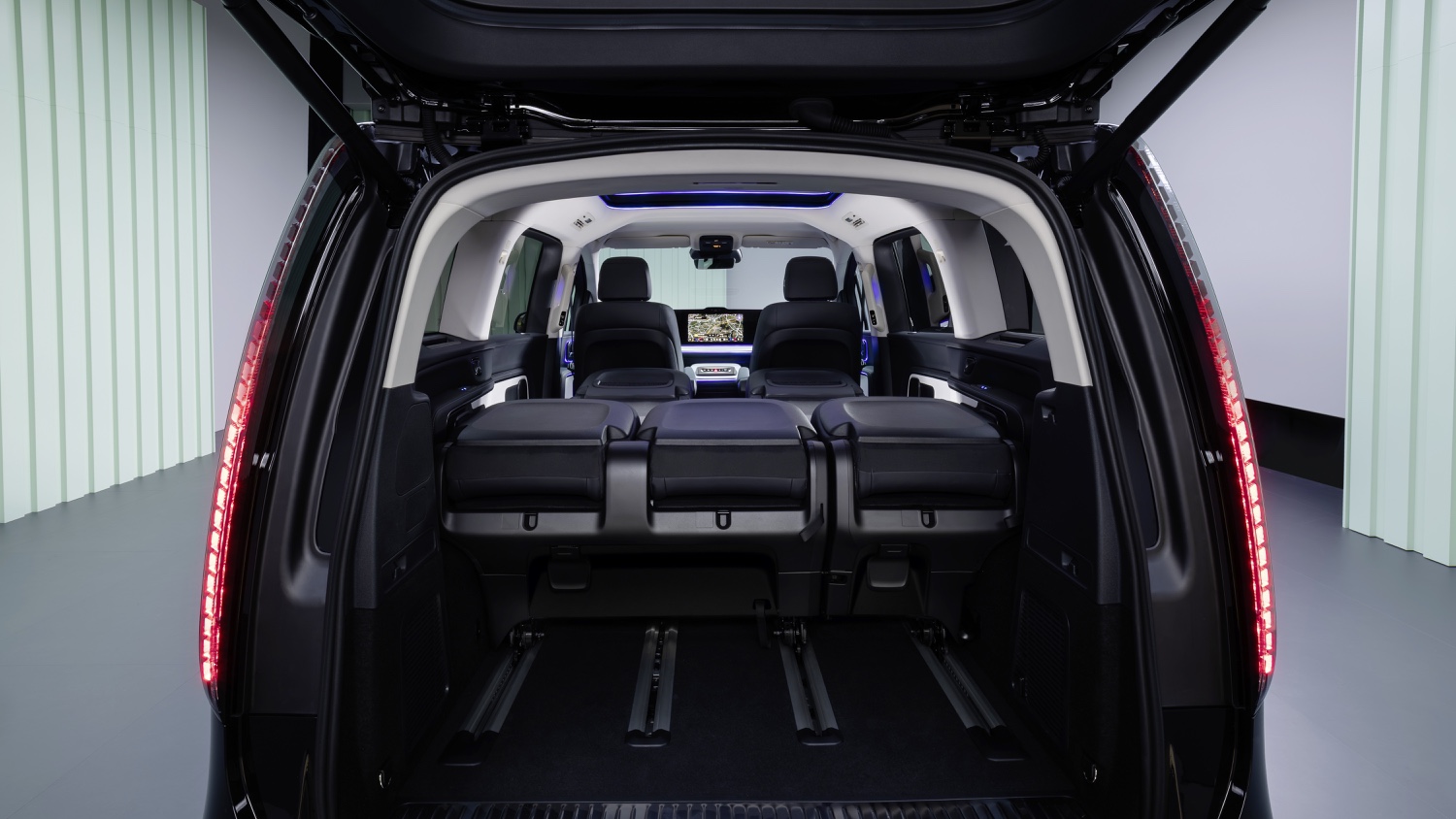 mercedes vle elettrica spazio interno