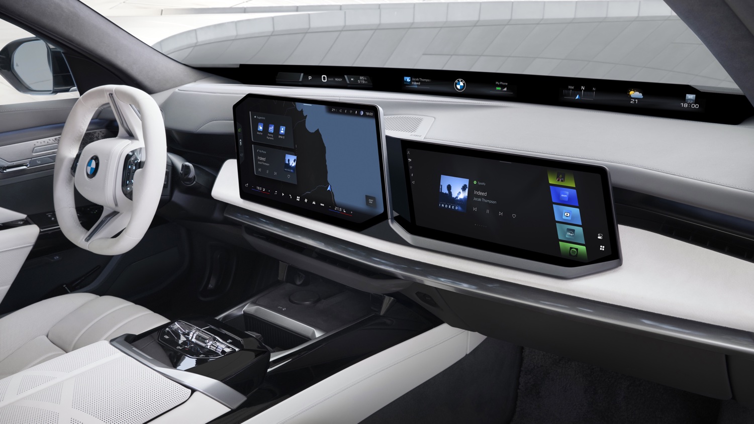 bmw serie 7 restyling 2026 infotainment