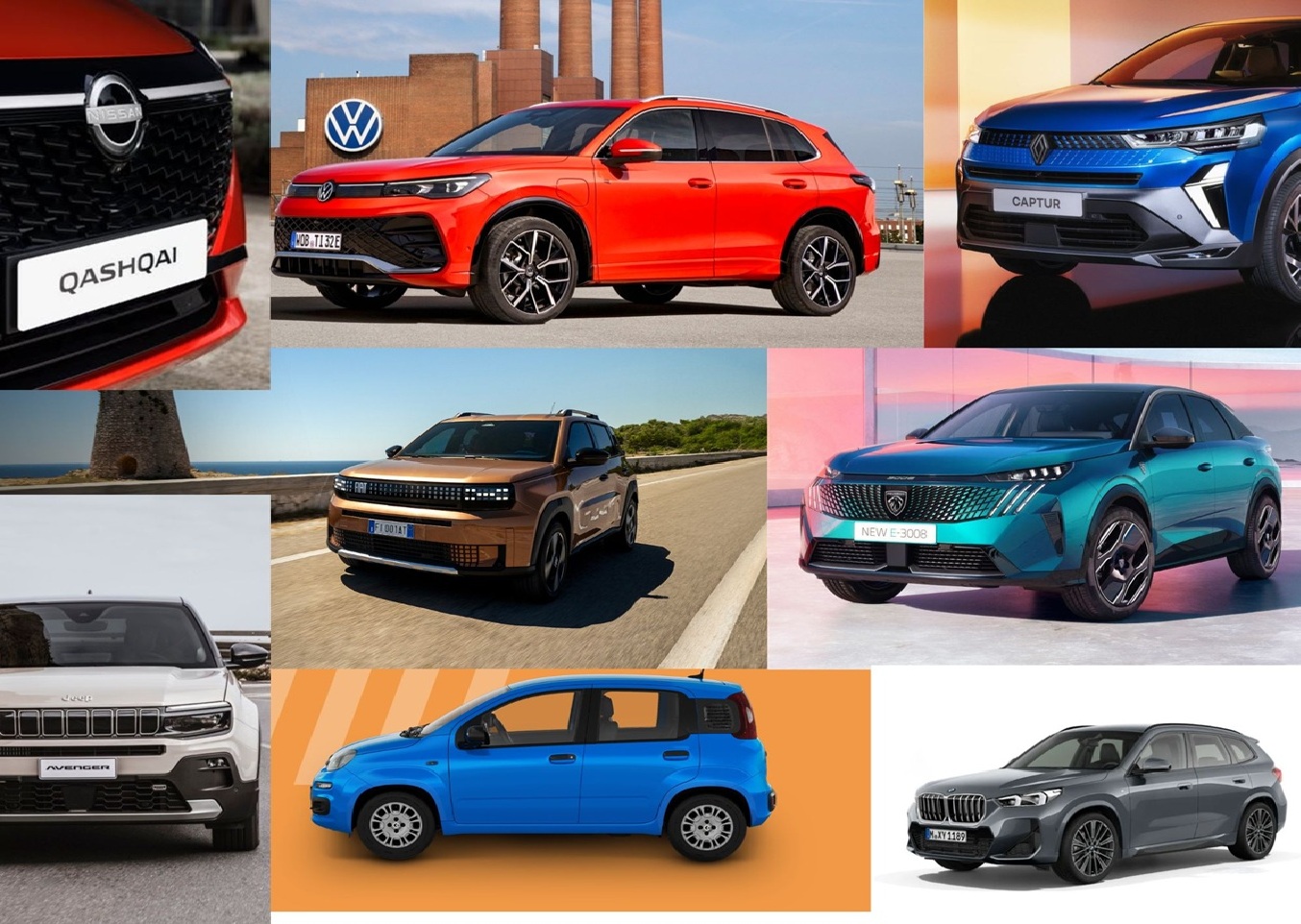 Le auto pi&ugrave; noleggiate del 2026