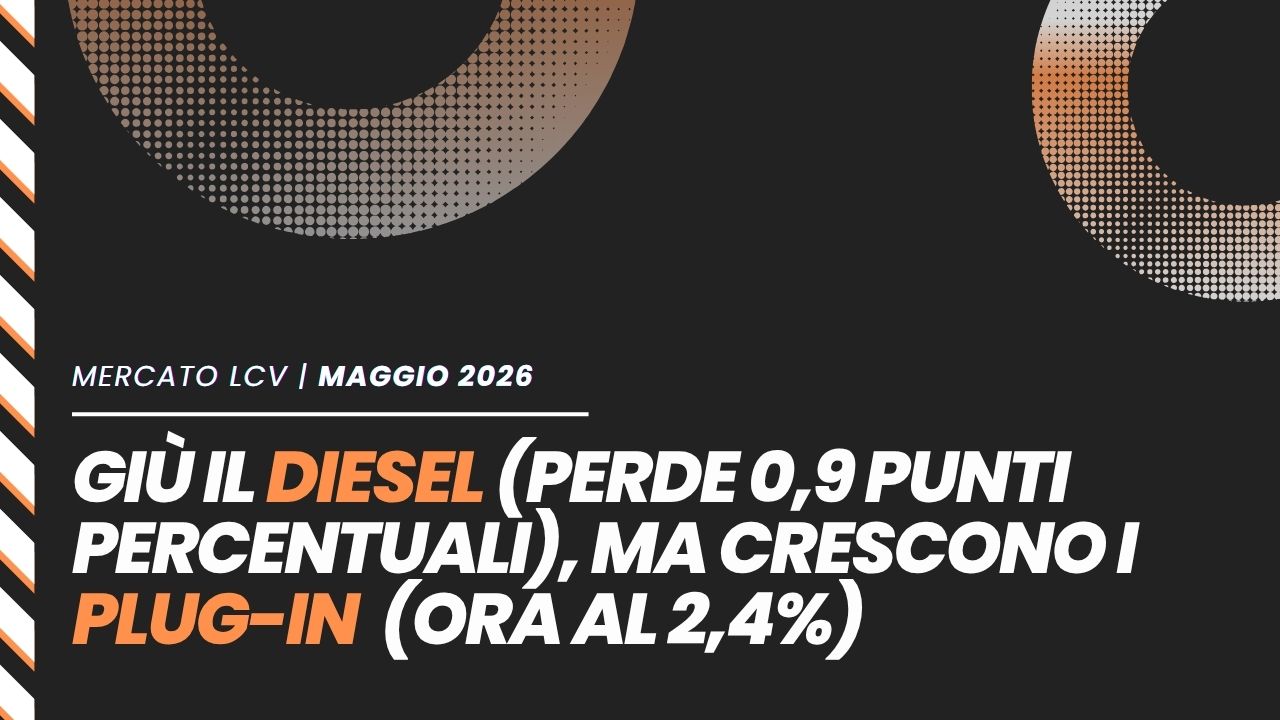 A maggio frenano le immatricolazioni di LCV (-7%), ma senza il noleggio a breve termine andrebbe molto peggio