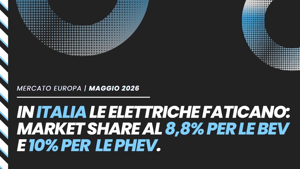 Mercato auto europeo in crescita (+3,6%) con l&rsquo;Italia che fa da traino (+7,6%), ma si dimentica le elettriche