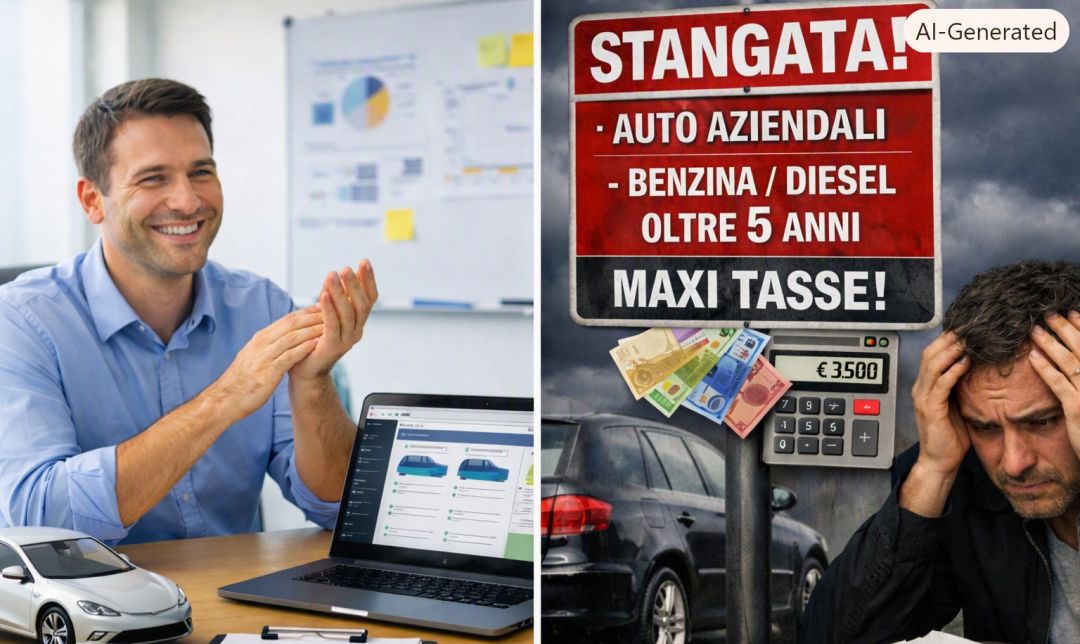 La tassa del 50% sulle auto aziendali di oltre 5 anni arriva in Parlamento
