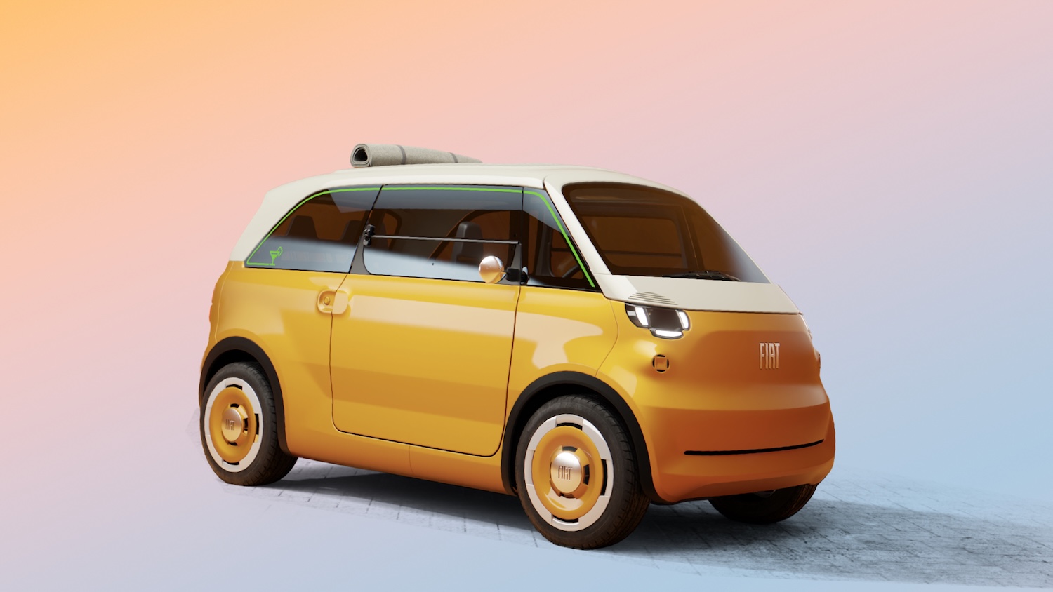 Fiat Multiplina Concept, una Topolino al quadrato riporta in vita la 600 Multipla