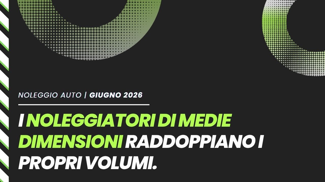 A giugno il noleggio a breve termine accelera, mentre il NLT torna (a fatica) in positivo