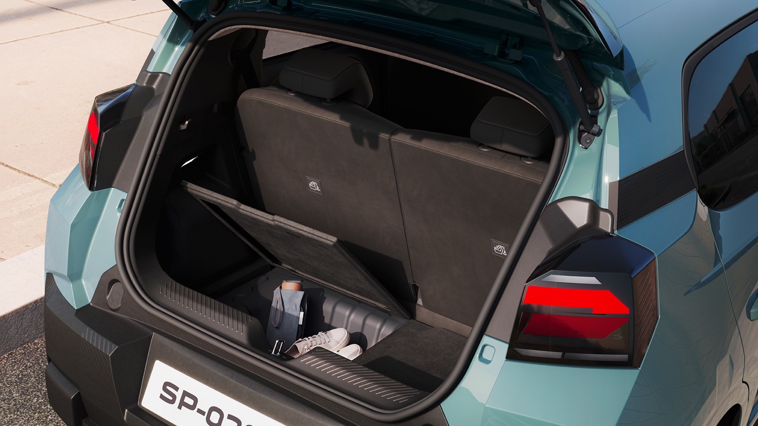 Nuova-Dacia-Spring bagagliaio