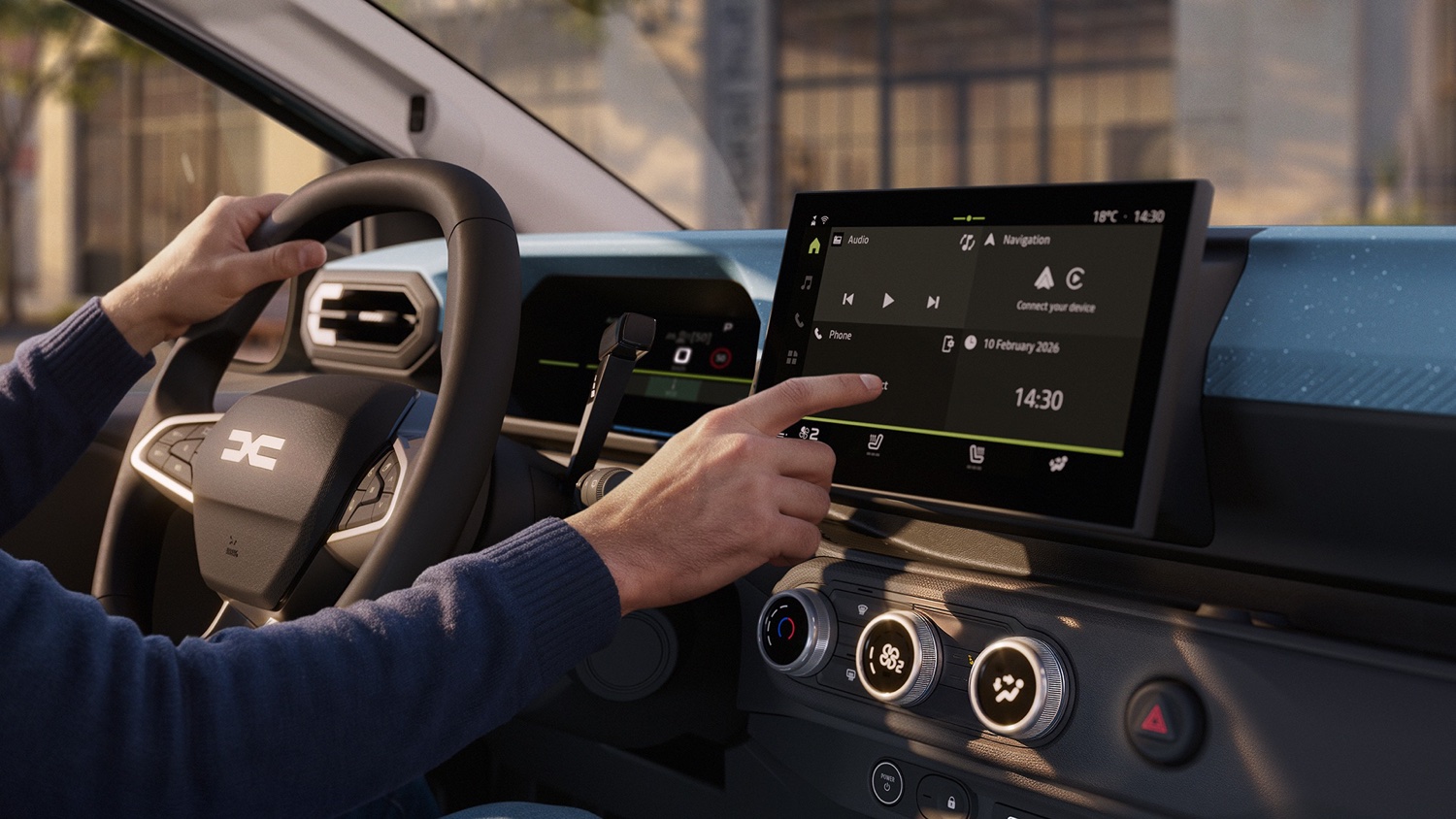 Nuova-Dacia-Spring infotainment