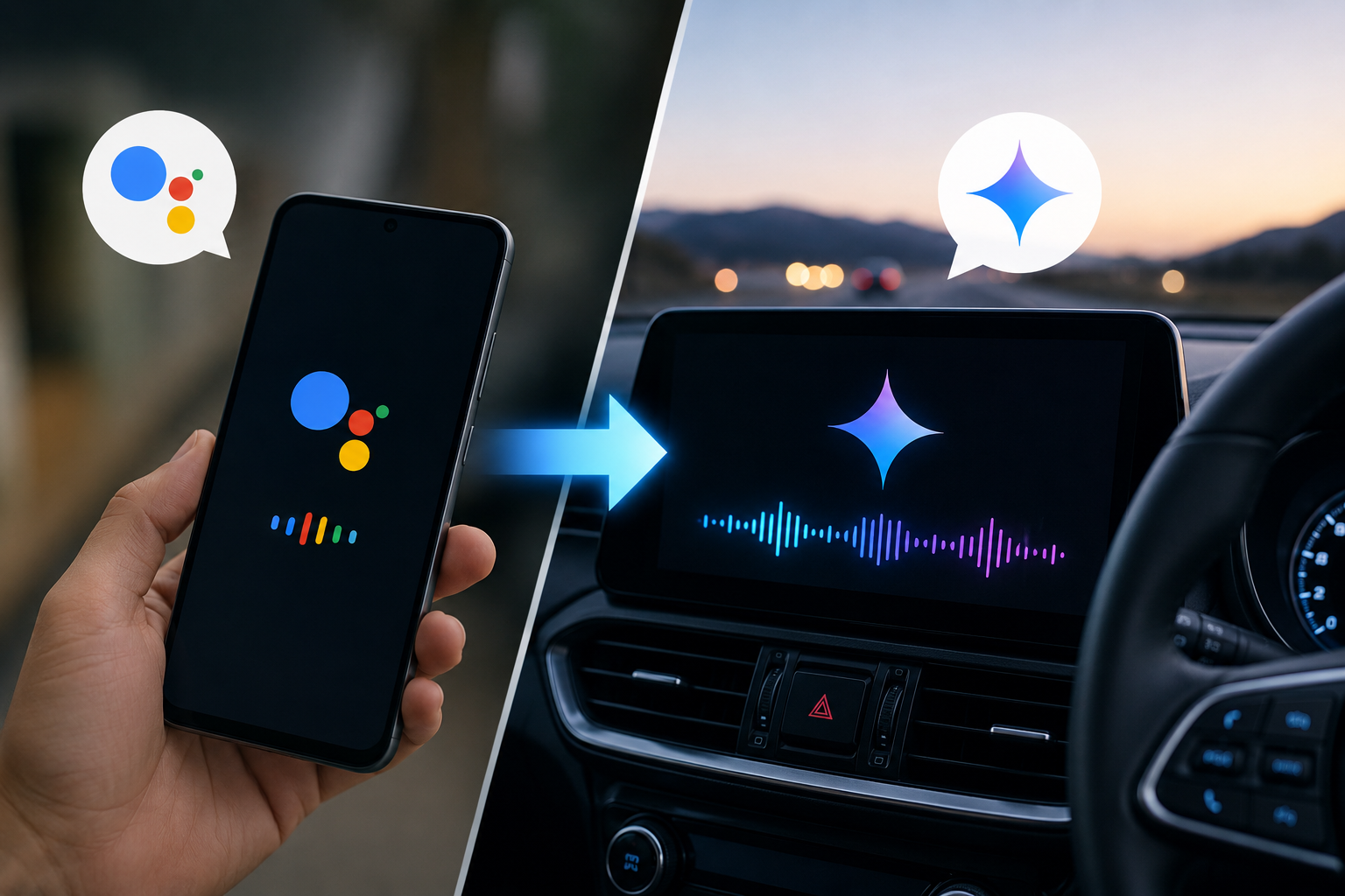 Addio Google Assistant: su Android e Android Auto arriva Gemini