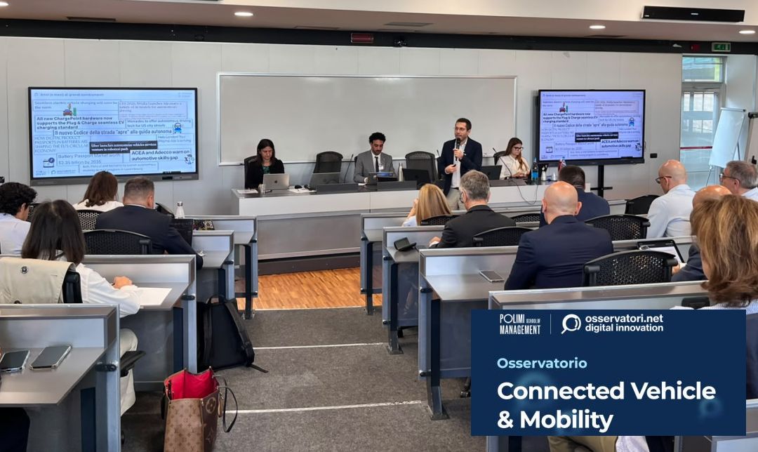 Al kick-off dell’edizione 2026-27 dell’Osservatorio Connected Vehicle & Mobility c’eravamo anche noi