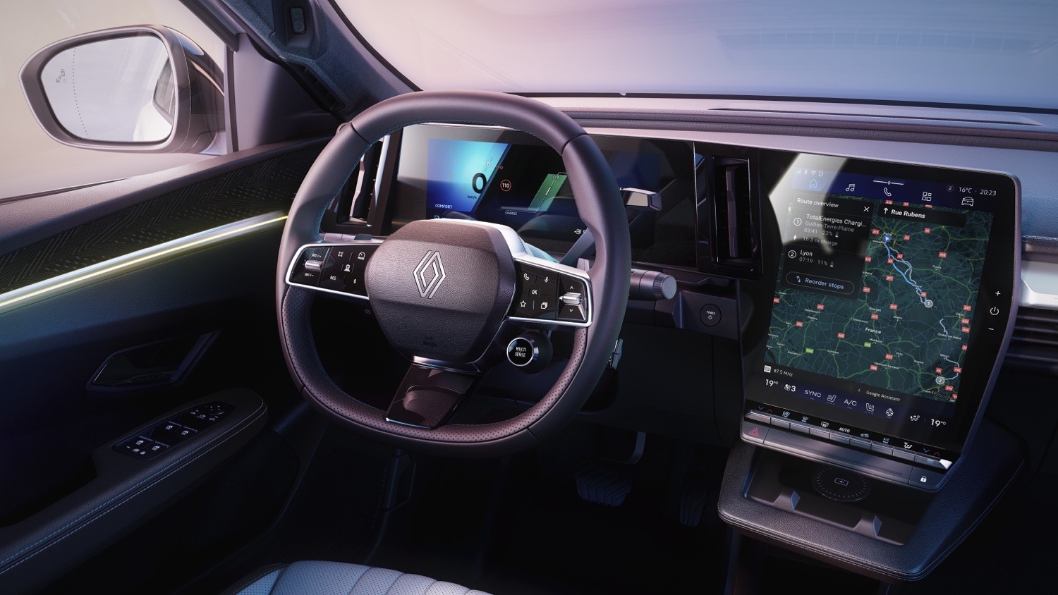 renault scenic elettrica 2026 infotainment e google gemini
