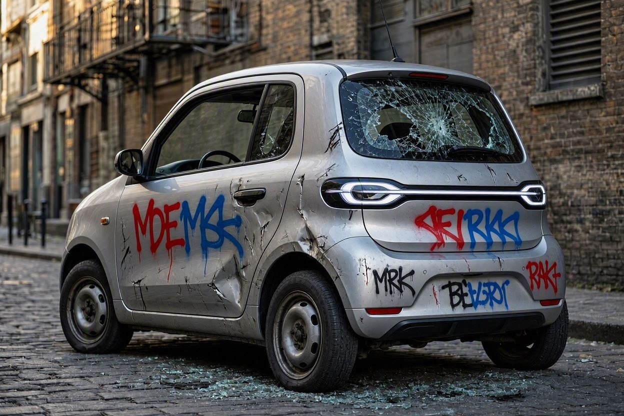 Mini car a noleggio: il problema è il vandalismo