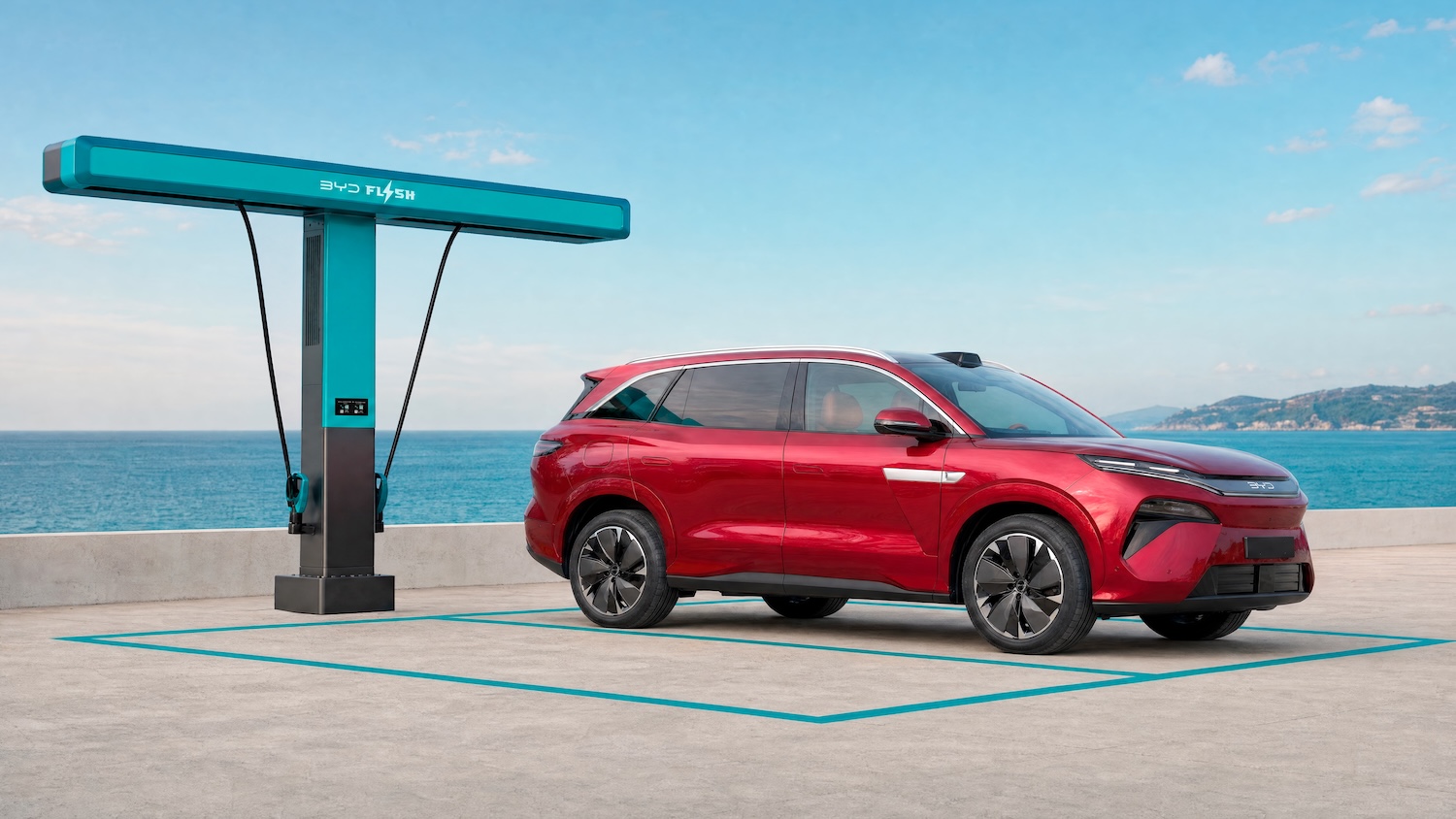 byd atto 8 ricarica