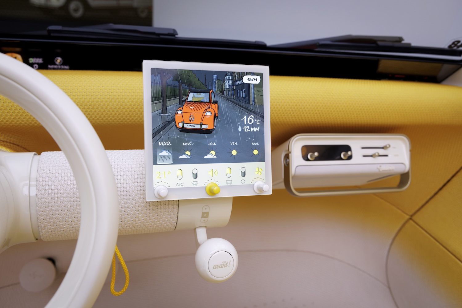citroen 2cv 2026 concept infotainment