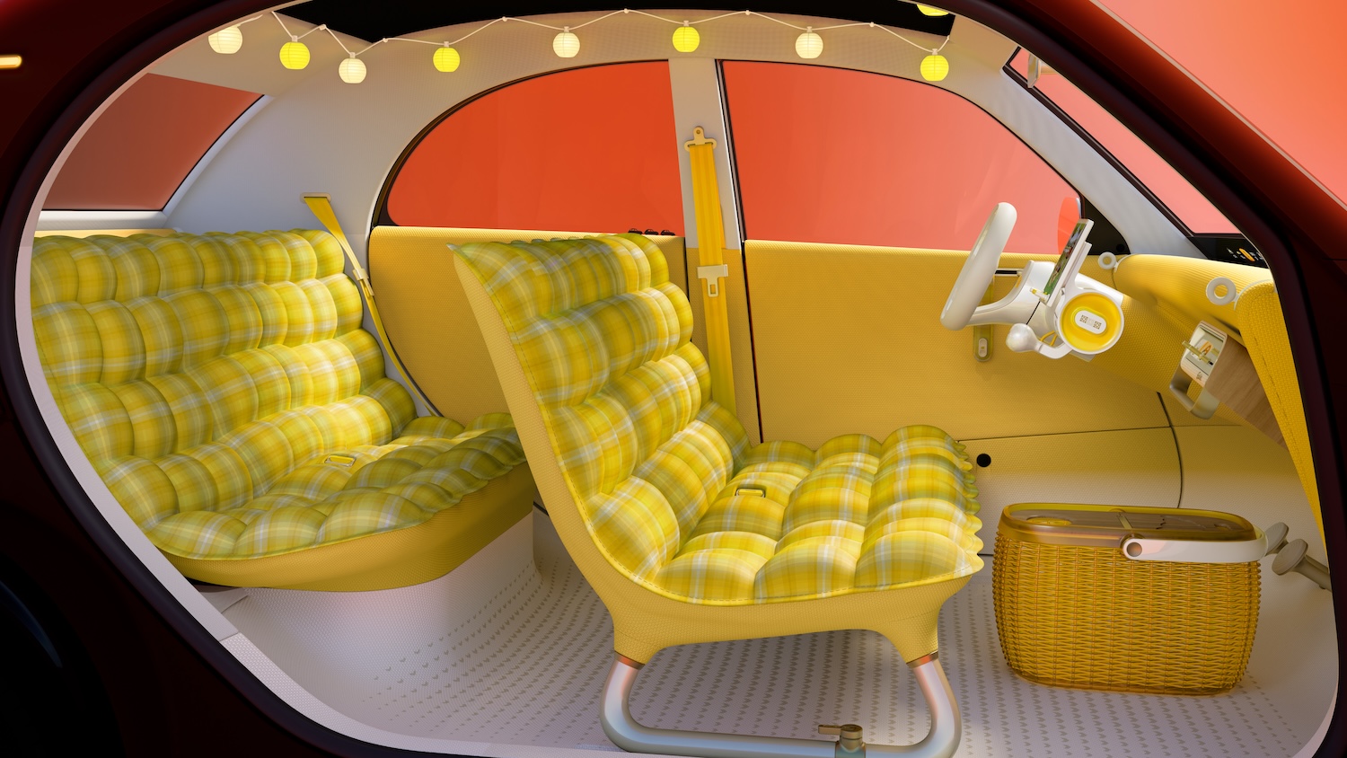 citroen 2cv 2026 concept sedili 4 posti