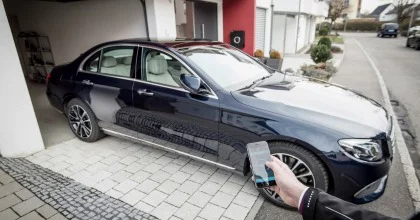 Remote parking Mercedes