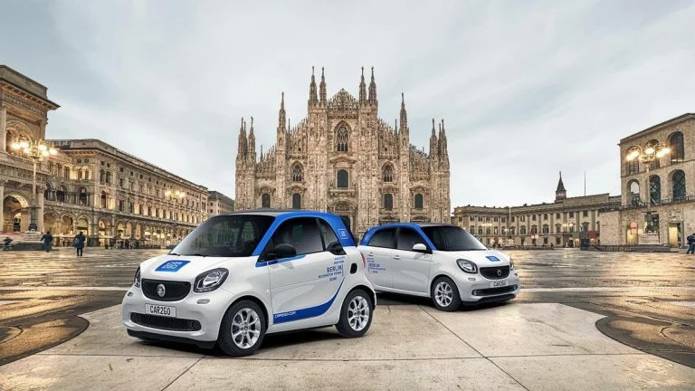 Tutti iservizi di car sharing a Milano