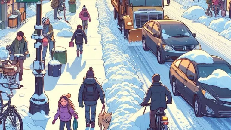 Cosa pulire per prima dalla neve: strade, marciapiedi o piste ciclabili?